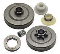 Replacement 325" 7T Clutch Drum Sprocket Rim Worm Gear Kit Compatible with Husqvarna 340 345 350 445 445E 450 450E Chainsaw Spare Tool Parts