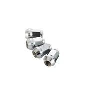 Replacement 35mm Height Hex 19mm Chrome Closed End Bulge Acorn Lug Nut M12X1.15 .5 M14x1. 1/2-20(M12x1.5)