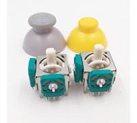 Replacement 3D Analog Joysticks with Thumbstick Thumb Stick Cap for Nintendo Game Cube NGC Controller