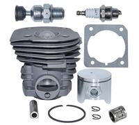 Replacement 44mm Cylinder Piston Gasket Needle Bearing Kit Compatible with Husqvarna 353 351 350 346 XP 340 503869971 503866301 Chainsaw