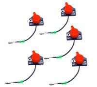 Replacement 5/10Pcs On Off Kills Engine Stop Switches Compatible with EY15 EY20 EY28 EY27 EX13 EX17 EX21 EX27 EX35 EH36 EH41 Motor Engine (5 PCS)