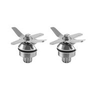 Replacement 767 Stainless Steel Hardened Six Mixing And Cutting TWK Jtc 767 Blades Knife Ice Crusher ，Compatible For Vitamix ，Juicer Blender Parts(2pcs)