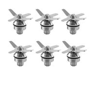Replacement 767 Stainless Steel Hardened Six Mixing And Cutting TWK Jtc 767 Blades Knife Ice Crusher ，Compatible For Vitamix ，Juicer Blender Parts(6pcs)