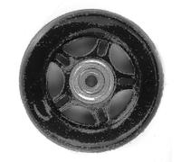 Replacement 76mm Rear Wheels Compatible with Razor PowerRider Set of 2 Black