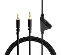 Replacement A10 A30 A40 Audio Cable for Logitech Astro A10 A30 A40, 2M Headphone Cable Aux Cord Volume Control Lead for Astro A10 A30 A40