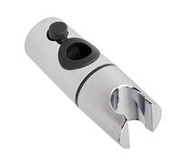 Replacement ABS Chrome Shower Rail Head Slider Holder Adjustable Bracket 18mm-32mm (for 18mm)