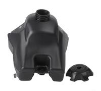 Replacement ABS Motorcycle Fuel Tank with Cover, .5L Capacity, Black Finish, Compatible with CRF50, TTR50, XR50 & Little For Eagle For 50cc