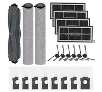 Replacement Accessores Kit For MOVA S70 Roller/ S70 Ultra Roller/ S70 Pro Roller Main Side Brushes Filter Mop Cloth Replacement Parts(B)
