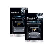 Replacement Accessories 51S Foil Cutter Head，Compatible For Braun，WaterFlex Series 5 Electric Shavers Series 8000,8970,8985,8986,8987,550(2pcs)