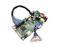 Replacement Accessories Compatible For 17-27inch LCD Screen Drive Board HDMI VGA To LVDS Control Motherboard FHD Integrated LED Backlight Inverter 30Pin Cable(1600-900)