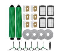 Replacement Accessories Kit A77G, Compatible with IRobot Roomba Plus 505/405 Combo Robot Vacuum, Main Brush Side Brush Mop Pad Filter Dust Bags