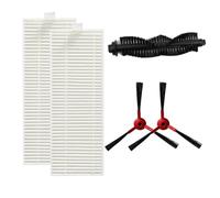 Replacement Accessories Kit for 360 C50 Robot Vacuum, Main Roller Brush, Side Brushes and Filters for SmartAi G50, Cleaning Parts