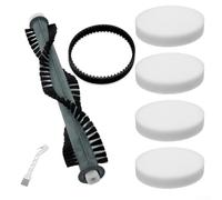 Replacement Accessories Kit for Shark SV1110 SV1100 SV1106 Navigator Cordless Upright Bagless Vacuum Cleaner Spare Parts, 1 Roller brush,1 Belt,3 Foam Filter