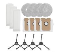 Replacement Accessory Kit for Conga 13090 Spin Revol Home Robot Vacuum, Includes Filter, Mop Cloths, Bags and Side Brushes
