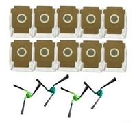 Replacement Accessory Kit for Roomba for Combo Max 705 and 706, Includes Side Brushes and Dust Bags, Clog-Resistant Design for Efficient Corner Cleaning and Long-Lasting Performance(14pcs)