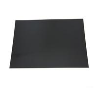 Replacement Acoustic Guitar Pickguard 25x20cm Sheet with Protective Film Suitable for Various Acoustic Guitar Models PVC Material (Black)