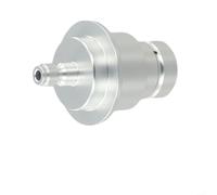 Replacement Adapter for Carbon Dioxide Connection with For SodaStream Quick Connect Adapter for External Tank Use (Silver)