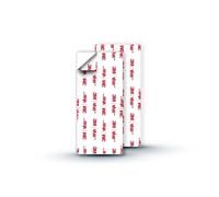 Replacement Adhesive Pads for LOBUX Towel Rail Original 3M VHB (Red) 12 cm x 5.5 cm Pack of 2