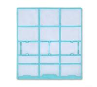Replacement Air Conditioner Filter Screen Compatible with for midea Models, Anti-Dust PVC Grid, Construction for Improved Air Quality(25.3 * 28cm)