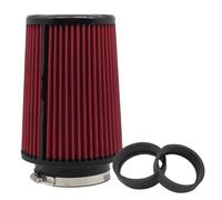 Replacement air filter Air Filter Car Cold Intake Kit Universal Auto Systems Sport Racing Performance Engine High Flow Cone Filters(101mm-Red)