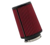 Replacement air filter Air Filter Car Cold Intake Kit Universal Auto Systems Sport Racing Performance Engine High Flow Cone Filters(76mm-Red)