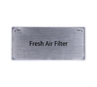 Replacement Air Filter Cover ADQ75493301 Compatible with For LG Refrigerator Models LRFDS3006D LRFXC2416S SRFVC2416S, ABS Plastic Housing, White or Silver For Edge Design(White border)