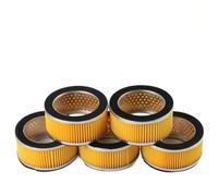 Replacement Air Intake Filter for Element for Air Compressors, 108×75×51mm, Pack of 5, Compatible with Various Models, Paper Core with Galvanized Mesh