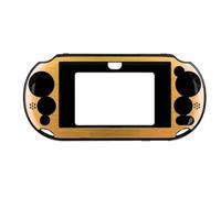 Replacement Aluminium Alloy Protective Hard Case Cover Shell Pouch Skin for PS Vita PSV PCH-2000 PSV 2000 Console Gold