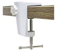 Replacement Aluminum Alloy Cantilever Bracket C-Clamp With 1/2 Inch Hole Diameter(Adjustable Thumb Screws) And Non-Slip Mat For Mic Stand/Table Lamp Desk Clamp