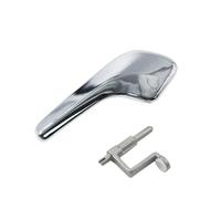 Replacement Aluminum Plated Plastic Stainless Interior Door Handle For Opel Corsa D 2006-2014 Left & Right Doors 13297814 13297813 Interior Door Panel Handle Decorative Covers( Left 13297813)