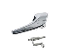 Replacement Aluminum Plated Plastic Stainless Interior Door Handle For Opel Corsa D 2006-2014 Left & Right Doors 13297814 13297813 Interior Door Panel Handle Decorative Covers( Right 13297814)