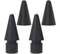 Replacement Apple Pencil 2nd Generation Tips, SIXFU Pencil Tips with Silence Cover for Apple iPencil 2/1 Gen Apple Pen Tips (4 Pack,Black)