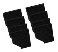 Replacement Aquarium Sponge Pad 8 Pack for Aquarium Water Care, Black Filter Media 4.02 X 4.37 in for Routine Filter Changes Today Media Sponge Pad Black Replacement Foam Insert Cut to Fit Routine Pet
