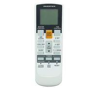 Replacement AR-RY12 Remote Control for Fujitsu Air Conditioner also Compatible with AR-RY3 AR-RY5 AR-RY13 AR-RY12 AR-RY13 AR-RY3 RY4 RY11 ASTA18LCC ASTA24LFC AR-RAD1E AR-RAC1C AR-RAE1E AR-RAC2E