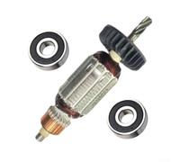 Replacement Armature with 2 Bearings for DH24PB3/ DH24PC3/ 360720E/ C210716E Rotary Hammer Drill Parts