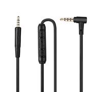 Replacement Audio Cable 3.5mm to 2.5mm, Headphone Cord with Mic Remote | For QuietComfort QC25 QC35 On-Ear, premium wire, practical, tangle free, high quality sound, portable, inline control
