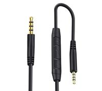 Replacement Audio Cable Aux Extension Cord Wire, for Bose 700 NC700 QuietComfort QC25,QC35,On-Ear 2,OE2,OE2i Headphone, 3.5mm to 2.5mm Stereo On-Ear Headphones Cord Inline Mic/Remote Control - Black