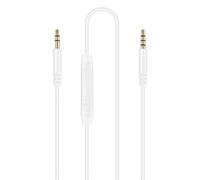 Replacement Audio Cable Cord for Beats Headphones 3.5mm to 3.5mm Aux Wire Compatible with Beats Solo 4 Studio Pro Studio3 Solo3 Solo2 Sony WH-1000XM6 XM5 with In-line Mic & Volume Control (White)