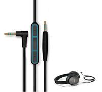 Replacement Audio Cable Cord For Bose QuietComfort QC25 QC35 Noise Cancelling Headphones with Microphone and Volume Control Premium Quality