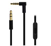 Replacement Audio Cable Cord Wire with in-line Microphone and Control for Beats by Dr Dre Headphones Solo/Studio/Pro/Detox/Wireless/Mixr/Executive/Pill (Black)