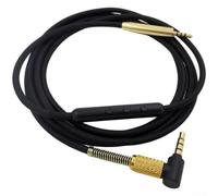 Replacement Audio Cable for Compatible Headphones 1 5M with Oxygen Copper Wiring and Shockproof Cotton Mesh for Enhanced Audio Experience (Wired Edition)