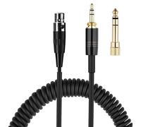 Replacement Audio Upgrade Cable 4.6-13.4ft for Beyerdynamic DT 1990 Pro, DT 1770, DT770 X, DT 900 X, for AKG Q701, K240, K702, K712, K371, K361, K141, K171 Headphone with 6.35mm Adapter