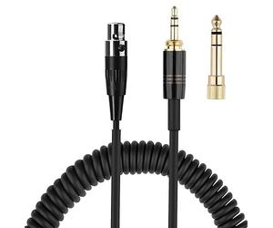 Replacement Audio Upgrade Cable 4.6-13.4ft for Beyerdynamic DT 1990 Pro, DT 1770, DT770 X, DT 900 X, for AKG Q701, K240, K702, K712, K371, K361, K141, K171 Headphone with 6.35mm Adapter