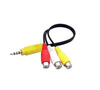 Replacement AV video adapter cable for TCL TVs, 3 RCA to 3.5 mm