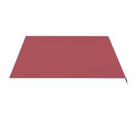 Replacement Awning Fabric Burgundy 4.5x3.5m Sun Shade Canopy Cover nbezug with Valance Weather-Resistant Awning Material for Outdoor Use