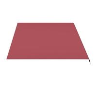 Replacement Awning Fabric Burgundy 5x3m Sunshade Cover for Awnings nbespannung with Valance Durable Awning Material Easy Install UV Protection Outdoor Canopy Replacement