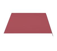 Replacement Awning Fabric - Burgundy Awning Cover 4.5x3m Sunshade Durable nbespannung with Valance Perfect for Outdoor Use Easy to Install UV Protection