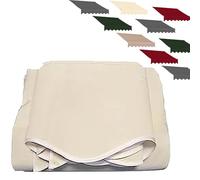 Replacement Awning Fabric for Retractable Patio Canopy, Beige Sunshade Canvas Material (No Frame), 12x10ft/365x300cm Garden Sun Protection Cover