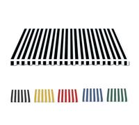 Replacement Awning Fabric for Retractable Patio Sun Shade Water-Repellent Top Cover with Valance Perfect for Deck Balcony Yard Outdoor 245x200cm/8x6.5ft