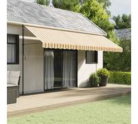 Replacement Awning Fabric Orange/Black 480x345cm 100% Polyester UV PU Coated Res